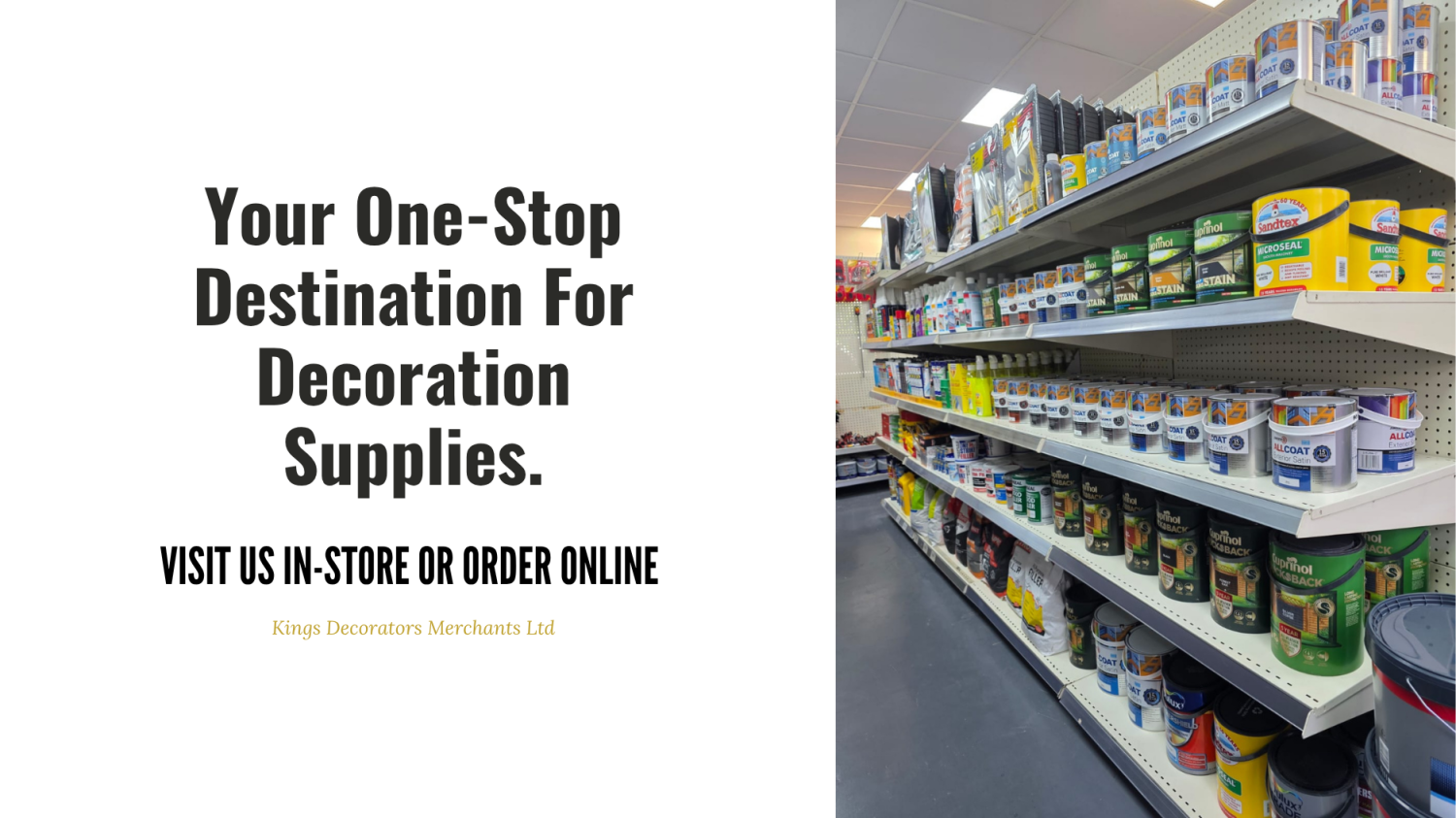 KingsDecoratorsMerchants promo